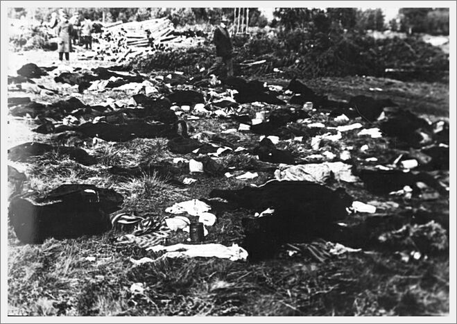 Klooga, Estonia, Corpses of prisoners